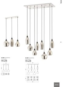 Redo 01-3193 - Csillár zsinóron TANNER 3xE14/28W/230V