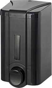 Fekete szappanadagoló 1L Faneco – stílusos, csepegésmentes, irodai és otthoni használatra