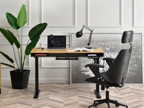 PC asztal Osto 120 (fekete tölgy + fekete). Akció -15%. 1109815