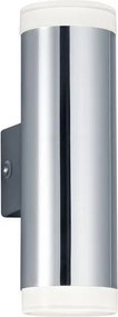 TRIO 283110206 RAY Modern Kültéri Fali Lámpa Ezüst LED IP44