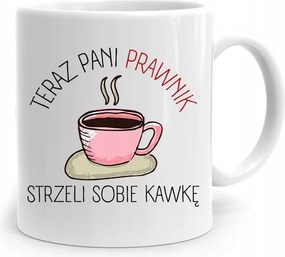 Bögre Az Ügyvédnek, Aki Lelövi A Kávét, fényképes nyomattal