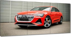 Vászonkép 60x30 Piros Audi e-tron