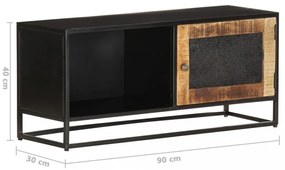 nyers mangófa TV-szekrény 90 x 30 x 40 cm