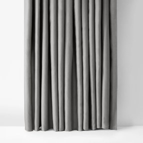 Goldea sötétítő függöny blackout szatén fényű - szürke 270x200 cm
