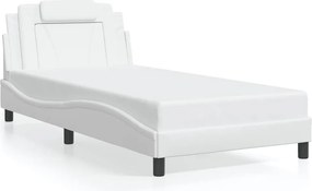 vidaXL fehér műbőr ágykeret Viana matrac nélkül 100x200 cm