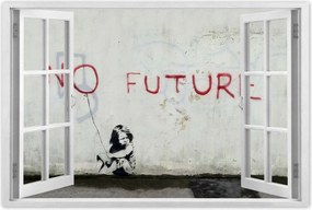 Poszterek 120x80 No Future Banksy Grafiti