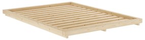 Borovi fenyő franciaágy ágyráccsal 180x200 cm Dock – Karup Design