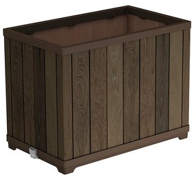 Deco tégla alakú magasítótt műanyag virágláda 100 L