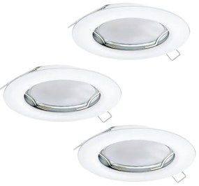 Eglo 94235 - SET 3x LED Beépíthető lámpa PENETO 3xGU10-LED/3W/230V