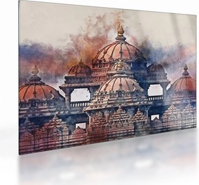 Kép - Akshardham, New Delhi, India (üvegen) (70x50 cm)