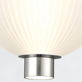 Quintiesse modern függeszték palmas fehér polírozott nikkel elsqn-palmas-2mp-pn