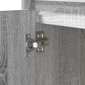 Éjjeli asztal LED-del Szürke Sonoma 50x34,5x50 cm