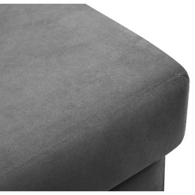 Világosszürke bársony lábtartó Kyoto – Cosmopolitan Design