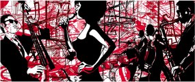 Kép - Jazz (120x50 cm)