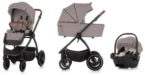 Chipolino Prestige 3az1-ben multifunkciós babakocsi - Tiramisu