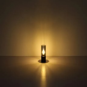 Globo 21000TB - Érintős asztali lámpa ANNIKA 1xE27/25W/230V átm. 9 cm fekete