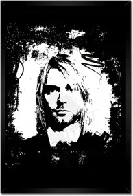 Poszterek keretben 40x60 Curt Cobain Nirvana Zenész