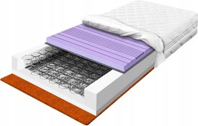 Rugós matrac 150x200 kókuszmatraccal 24 cm bonell rugókkal H3