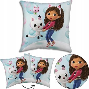 Gabi Macskaház Négyzet alakú díszpárna, Jancsi 40x40 cm, Oeko-tex