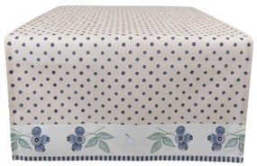 Áfonya mintás pamut asztali futó - 50x140cm - Blueberry Fields