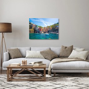 Kép - A Földközi tengeren (üvegen) (70x50 cm)