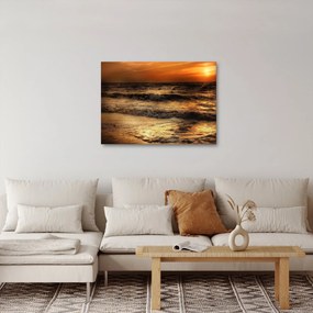 Kép - Hullámok a parton (70x50 cm)