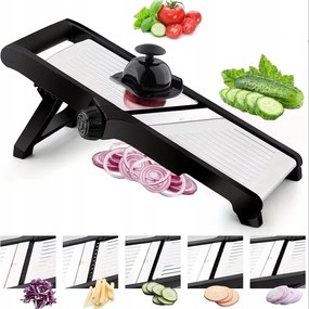 Zöldségszeletelő Állítható Kézi hasábburgonya szeletelő rozsdamentes acél