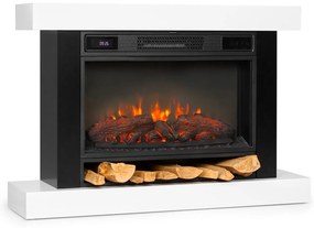 Klarstein Vulsini Hideaway, elektromos kandalló, 1900 W, LED technológia, távirányító, fehér
