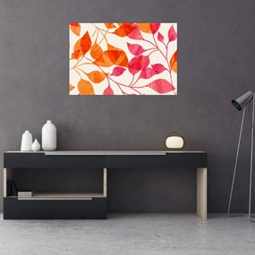 Kép - Narancssárga levelek (90x60 cm)