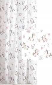 Függöny Unikornis Függöny Szalaggal Gyerekszoba Függöny Ló Sz. 120x260