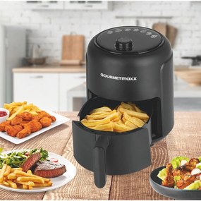 GOURMETMAXX Forrólevegős fritőz/ Airfryer digitális 2,3L 1000W DS12251