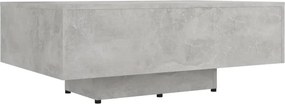 vidaXL betonszürke szerelt fa dohányzóasztal 85 x 55 x 31 cm