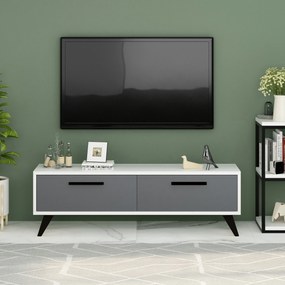 TV asztal/szekrény Mesa (fehér + antracit). 1067167