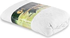 EMI fehér frottír gumis lepedő, 180x200-as lap