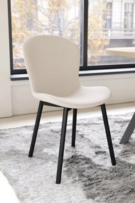 MAZZONI EXPORT FIORA Bézs (Basel 24 szövet) - MODERN LOFT KÁRPITOZOTT SZÉK NAPPALIBA/ÉTKEZŐBE