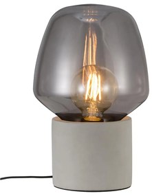 NORDLUX Christina asztali lámpa, szürke, E27, max. 25W, 20cm átmérő, 48905011