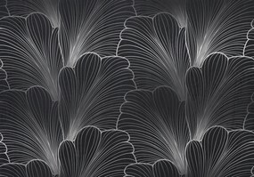 3D fotótapéta hatás Levelek virágok foltok 254 x 184