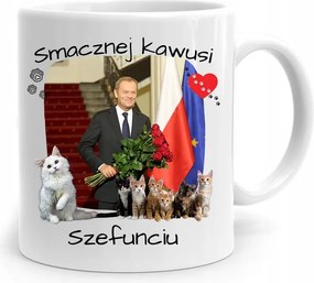 Donald Tusk Bögre Főnök Platform Ajándék fényképes nyomtatással