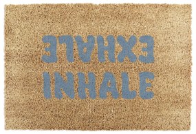 Kókuszrost lábtörlő 60x90 cm Inhale Exhale – Artsy Doormats