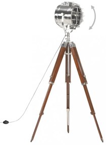 háromlábú tömör mangófa állólámpa 165 cm