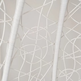 Havanna függőfotel fehér-fekete