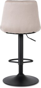 ARCOS 2 bárszék, bézs, velúr