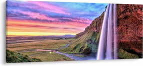 Kép - Seljalandsfoss vízesés (120x50 cm)