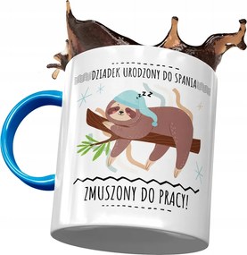 Kék nagypapa bögre Nagypapa napja Ajándék fényképes nyomtatással