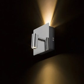 RENDL TIARA nástěnná chrom 230V LED 2x3W 25° 3000K