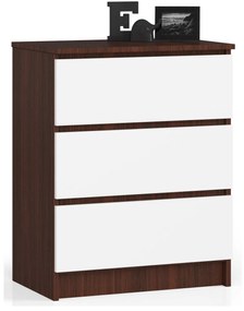 Komód Kalista II (wenge + fehér). Akció -9%. 1068631