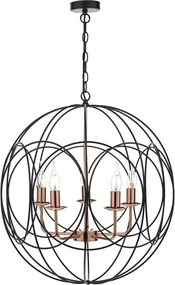 Dar Lighting PHOENIX PHO0522 Függőlámpa 5x40W/E14 IP20