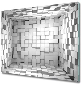 Üveg vágódeszka kocka 60x52 cm