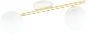 Emibig Splendi mennyezeti lámpa 2x10 W fehér-arany-opál 1249/2