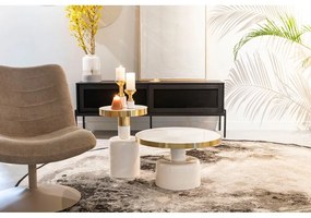 Fém kerek tárolóasztal ø 60 cm Glam – Zuiver